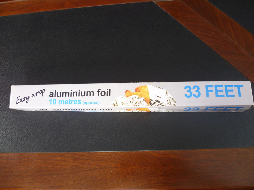 Moisture Proof Household Aluminium Foil For Food Wrapping Sliver Color